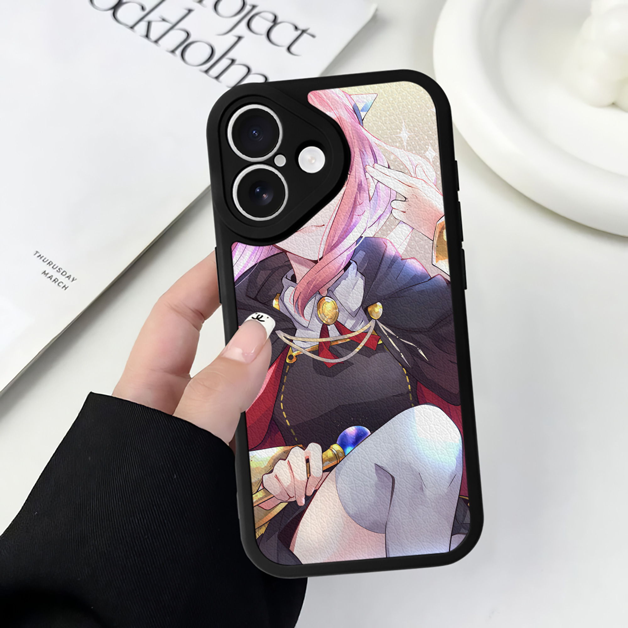（画像用） SPY×FAMILY间谍家家酒 【iPhone 16シリーズ対応】シリコンスマホケース（レザー調） 材質：シリコン